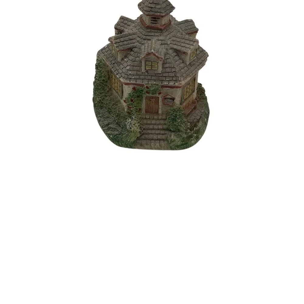 Vintage Cornwall‎ Cottage Collection Silver Spoon Tea Room Figurine